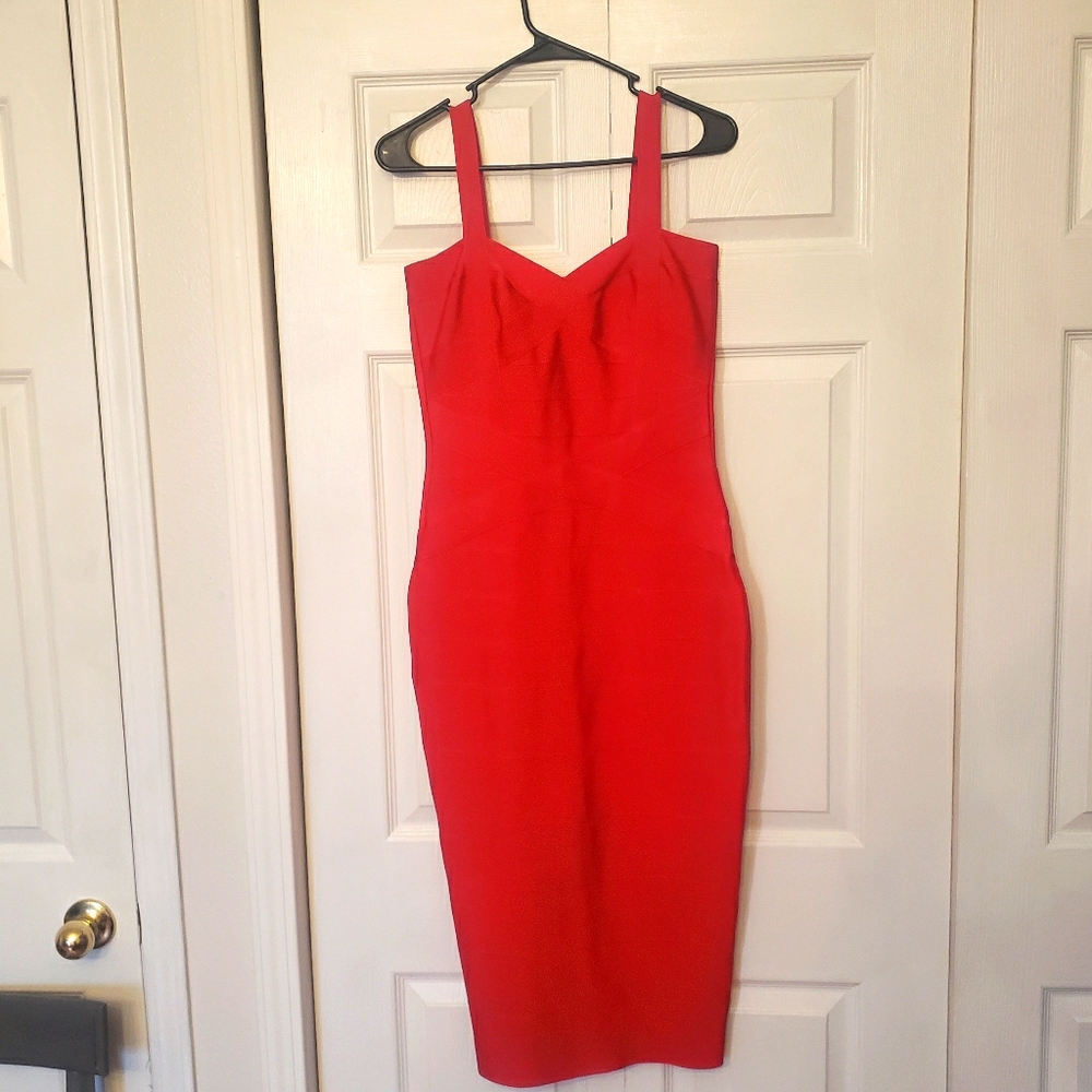 Red Bandage Dress XL